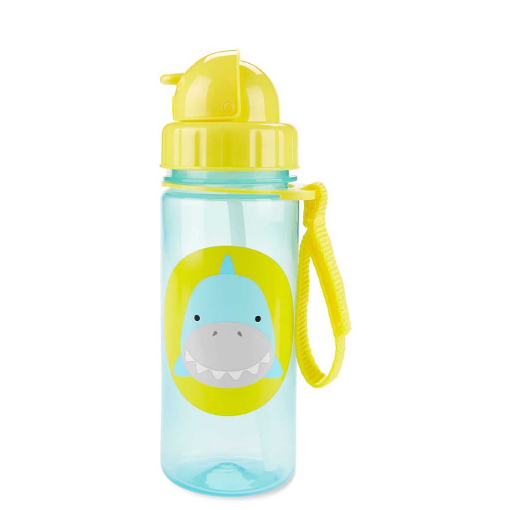 SKIP HOP Zoo Pohár szívószállal PP PVC és BPA mentes Cápa 12m+