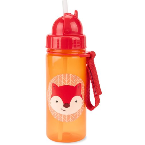 SKIP HOP Zoo Szívószálas pohár PP PVC és BPA mentes Róka 12m+