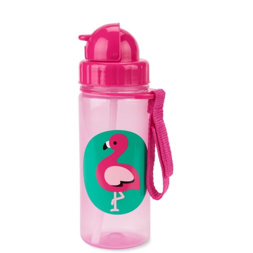 SKIP HOP Zoo Szívószálas pohár PP PVC és BPA mentes Flamingó 12m+