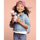 SKIP HOP Spark Style Szívószálas rozsdamentes acél vízüveg Szivárvány 12h+