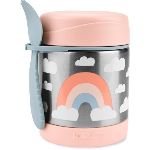 SKIP HOP Spark Style Termoska na jedlo s lyžičko/vidličkou Dúha 325 ml, 3r+