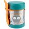 SKIP HOP Spark Style Ételtermosz kanál/villával Robot 325 ml, 3év+