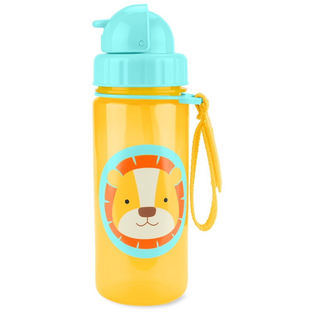 SKIP HOP Zoo Szívószálas pohár PP PVC és BPA mentes Oroszlán 12h+