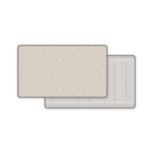 SKIP HOP PVC és BPA mentes játszószőnyeg 218x132cm Boho Beige 0m+
