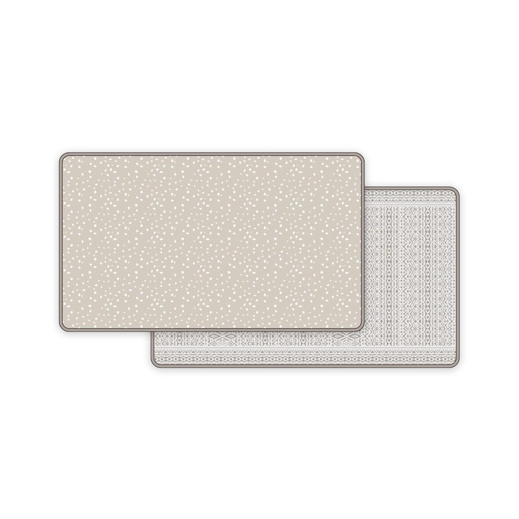 SKIP HOP PVC és BPA mentes játszószőnyeg 218x132cm Boho Beige 0m+