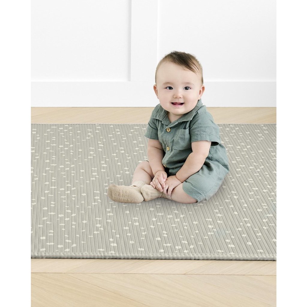 SKIP HOP PVC és BPA mentes játszószőnyeg 218x132cm Boho Beige 0m+