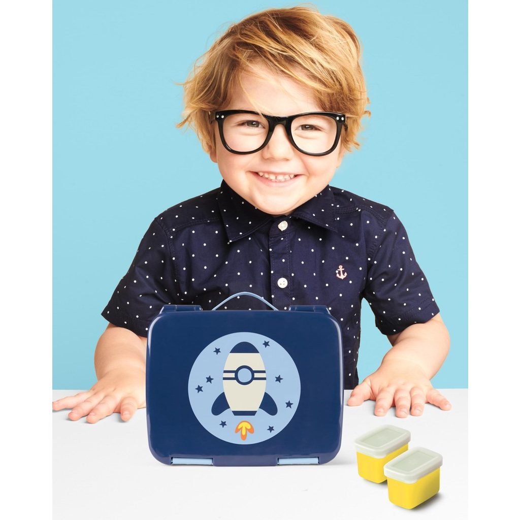 SKIP HOP Spark Style Bento Ebéddoboz Rakéta 3év+