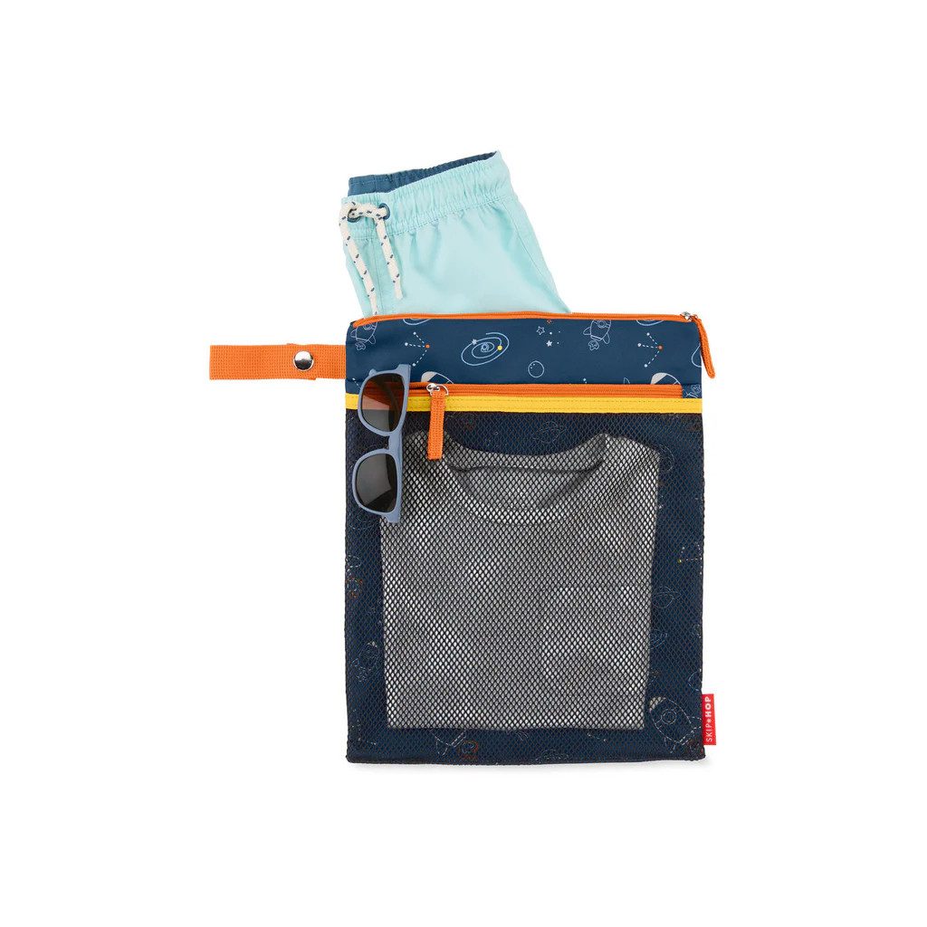 SKIP HOP Spark Style Vrecko nepremokavé Rocket 30 x 38 cm