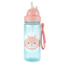 SKIP HOP Zoo Bögre szívószállal PP PVC és BPA mentes Macska 12hó+