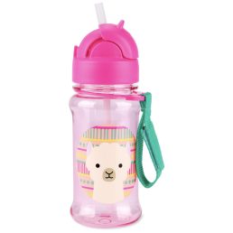 SKIP HOP Zoo tritan Palack szívószállal 355ml Llama 12m+