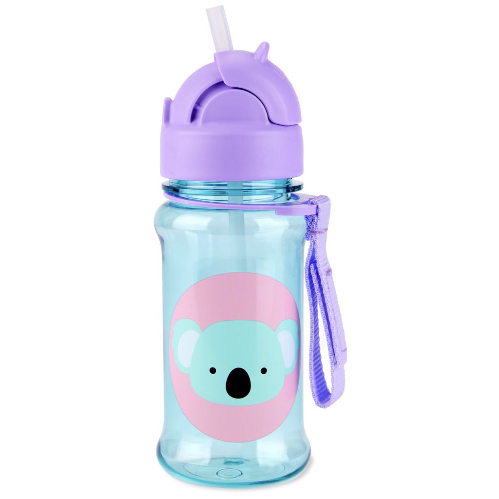 SKIP HOP Zoo Tritán Palack szívószállal 355ml Koala 12m+