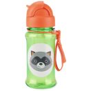 SKIP HOP Zoo tritan Palack szívószállal 355ml Mosómedve 12hó+