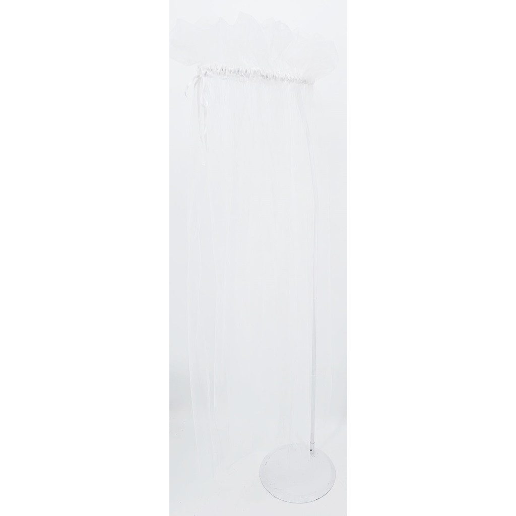 EKO Baldachin felett babaágy átlátszó White 150x300 cm