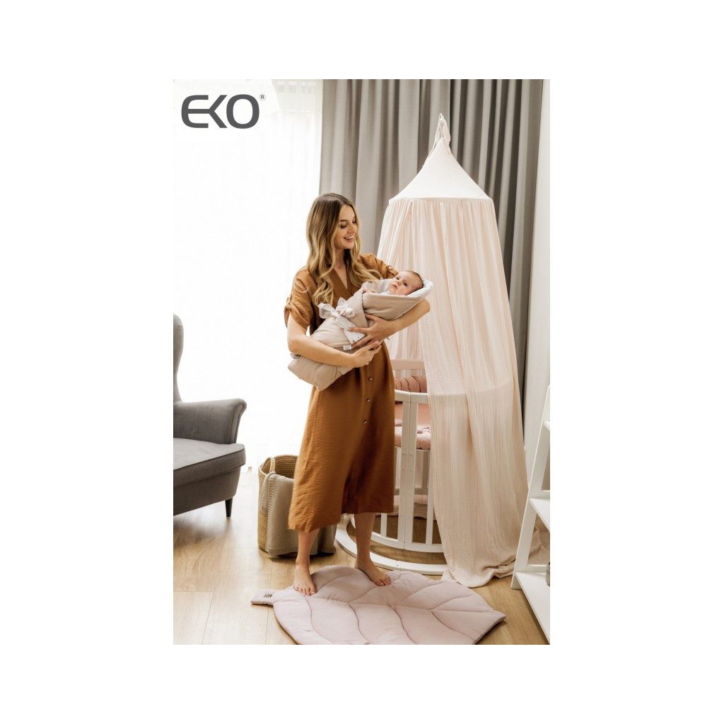 EKO Baldachin kiságy fölé muszlin Blue 240x300 cm