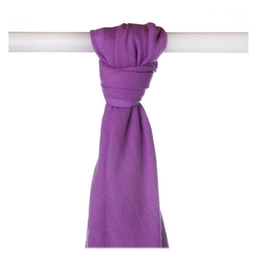KIKKO Törölköző/pelenka bambusz Colours 90x100 (1 db) – orgona
