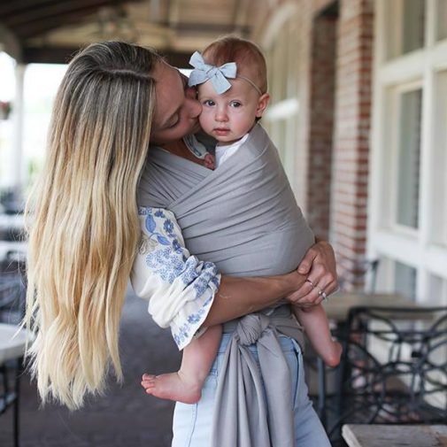 BOBA Hordozó / Kendő Wrap Serenity Light Grey