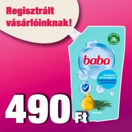  Baba folyékony szappan utántöltő antibakteriális, eukaliptusz (500 ml)