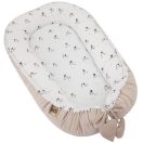 EKO Babafészek pamut velvet Cherry 90x60cm