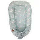 EKO Kétszínű pamut babafészek Dogs Stars Mint 90x60 cm