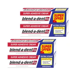   Blend-a-dent complete original műfogsorrögzítő krém 2x47g (2x)