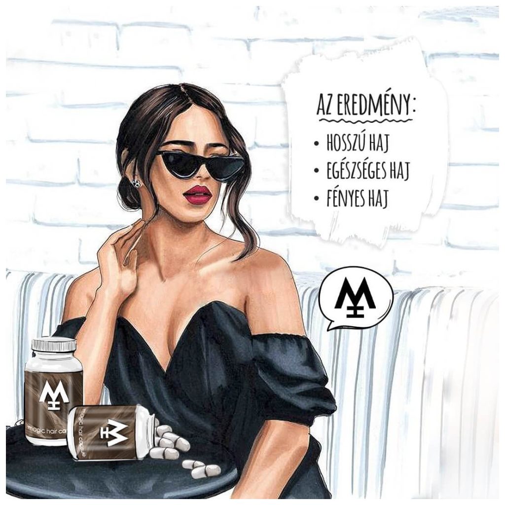 3 havi Magic Hair Classic hajvitamin kapszula kúra + 1 db Magic Wind Professzionális hajszárító csomag