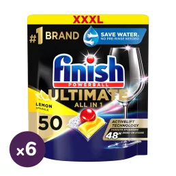   Finish Ultimate All in 1 mosogatógép-tabletta, citrom (6x50 db)