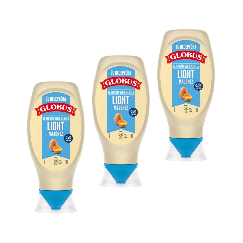 Globus light majonéz, flakonos (3x441 g)