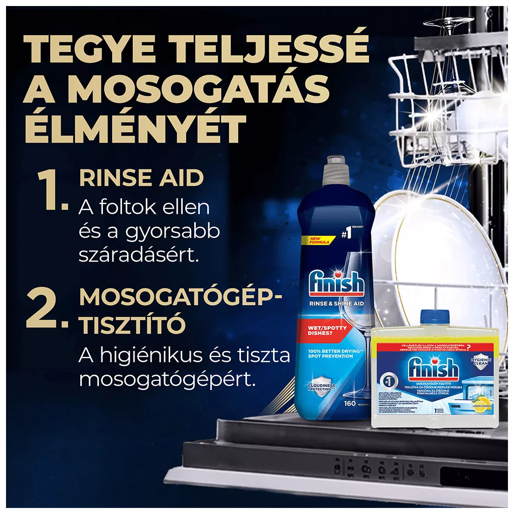 Finish Powerball Ultimate Plus All in 1 mosogatógép-kapszula, lemon (2x90 db)