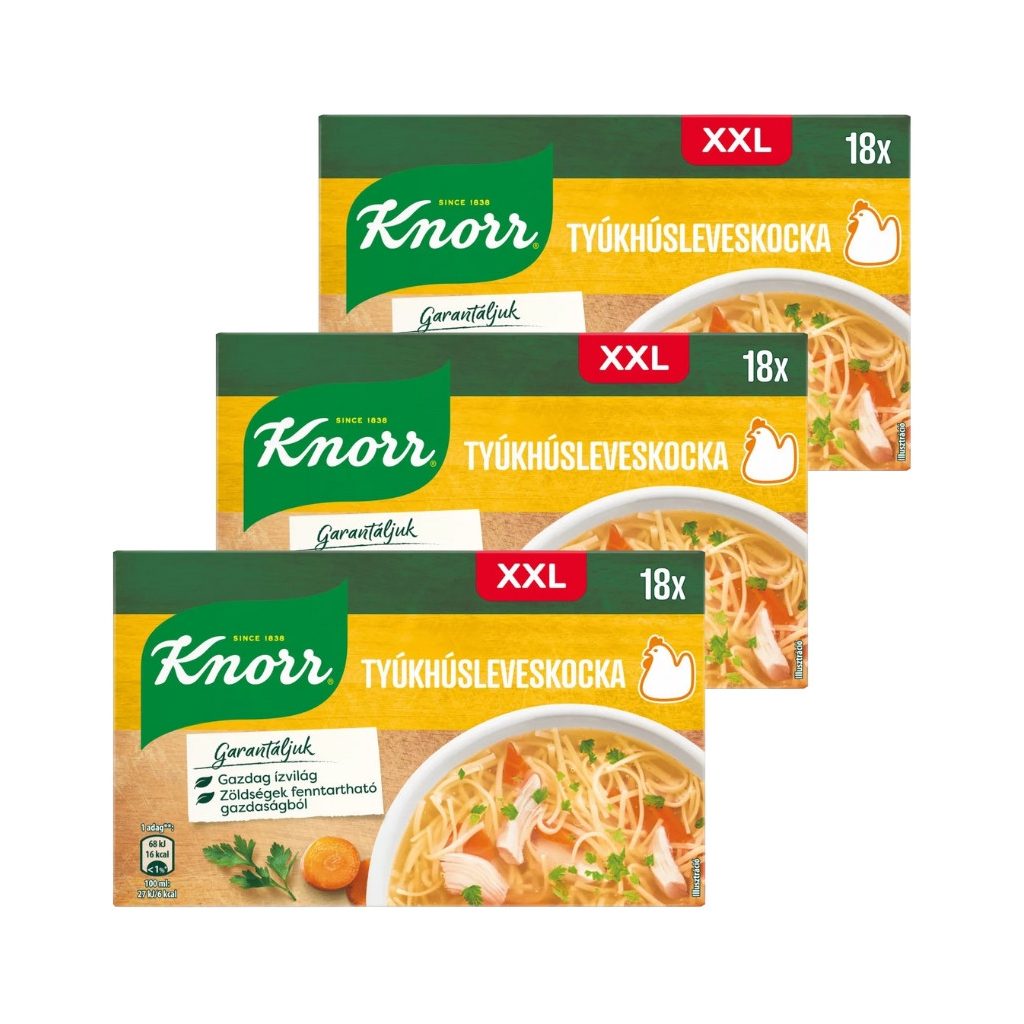 Knorr Tyúkhúsleveskocka (3x180 g)