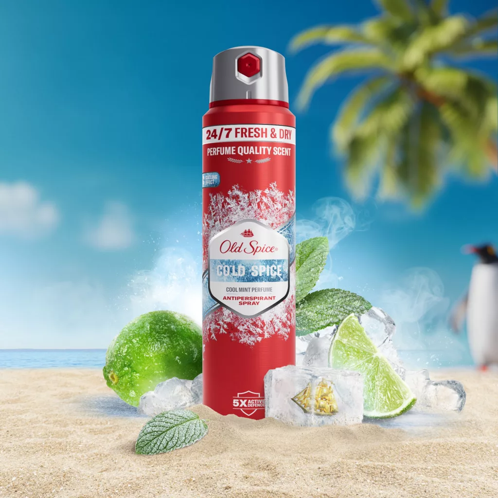 Old Spice Cold Spice izzadásgátló spray (3x150 ml)