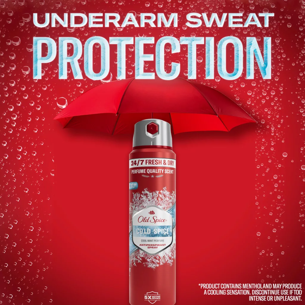 Old Spice Cold Spice izzadásgátló spray (3x150 ml)