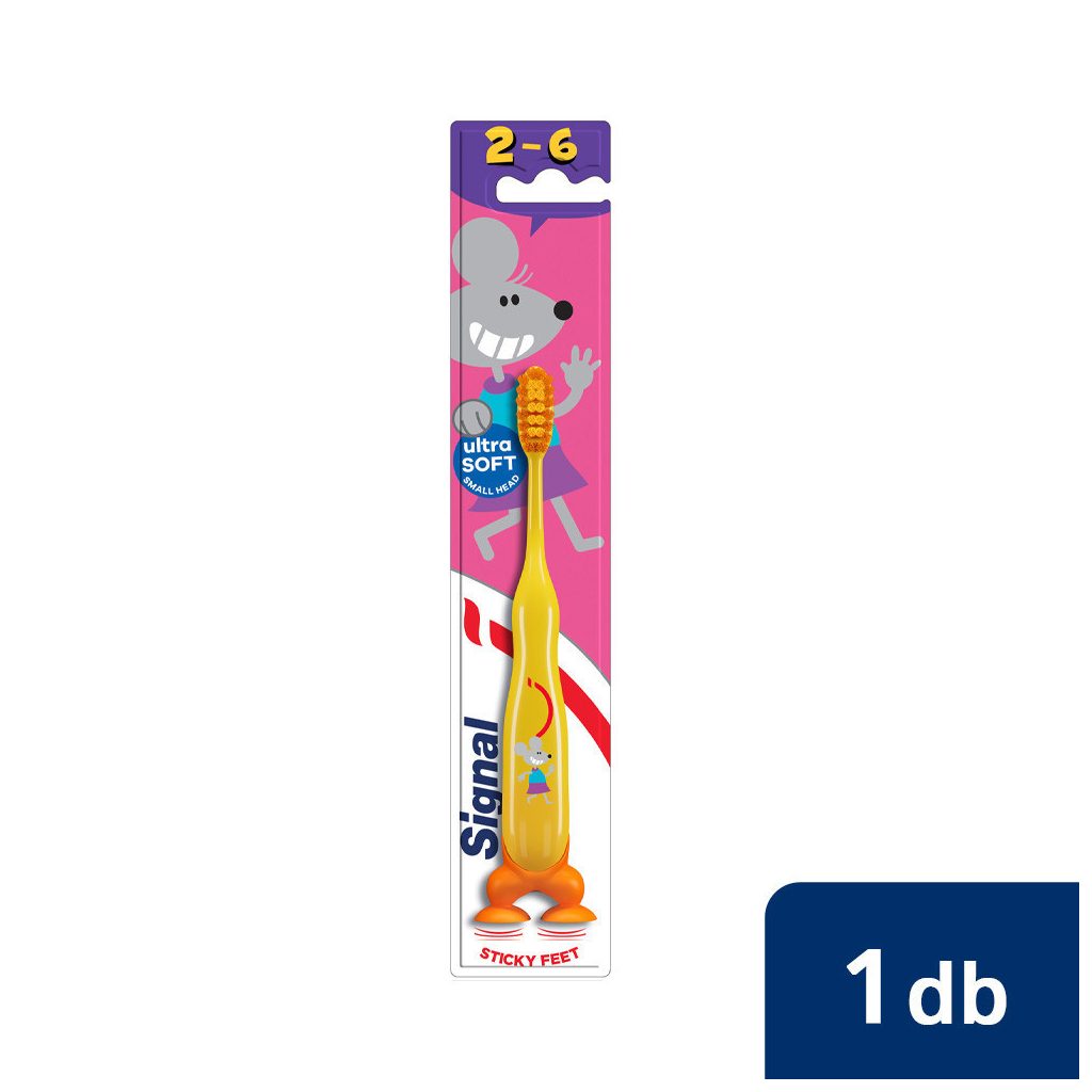 Signal puha gyerek fogkefe 2-6 éves korig (3 db)