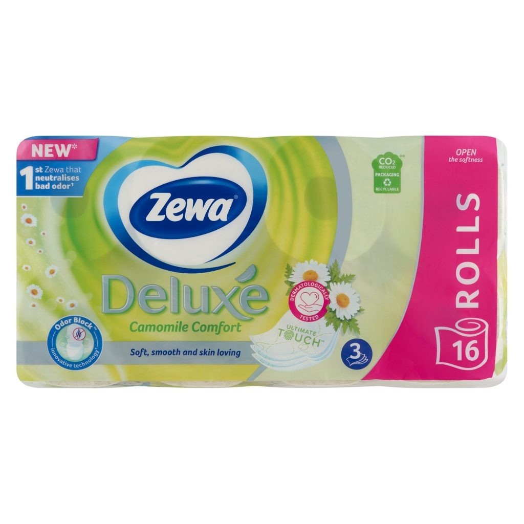 Zewa Deluxe Camomile Comfort toalettpapír 3 rétegű (3x16 tekercs)