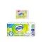 Zewa Deluxe Camomile Comfort toalettpapír 3 rétegű (16 tekercs) + Zewa Natural Camomile nedves toalettpapír (42 db)
