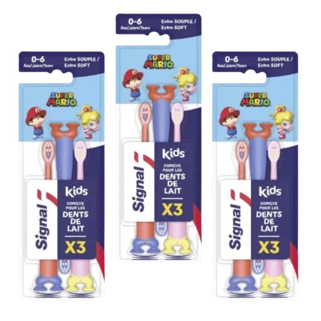 Signal Kids Super Mario fogkefe (3x3 db)