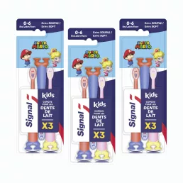 Signal Kids Super Mario fogkefe (3x3 db)