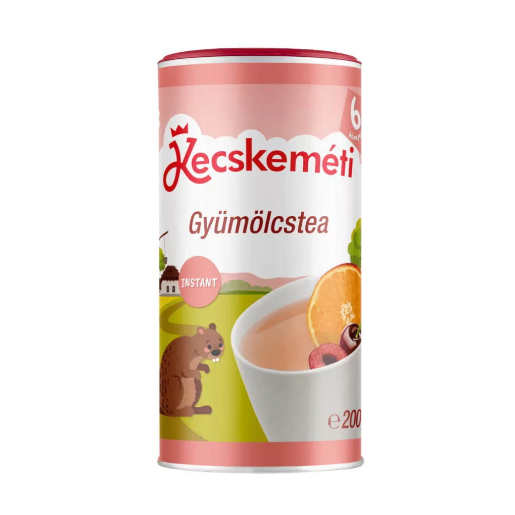 Kecskeméti instant gyümölcstea, 6 hó+ (6x200 g)