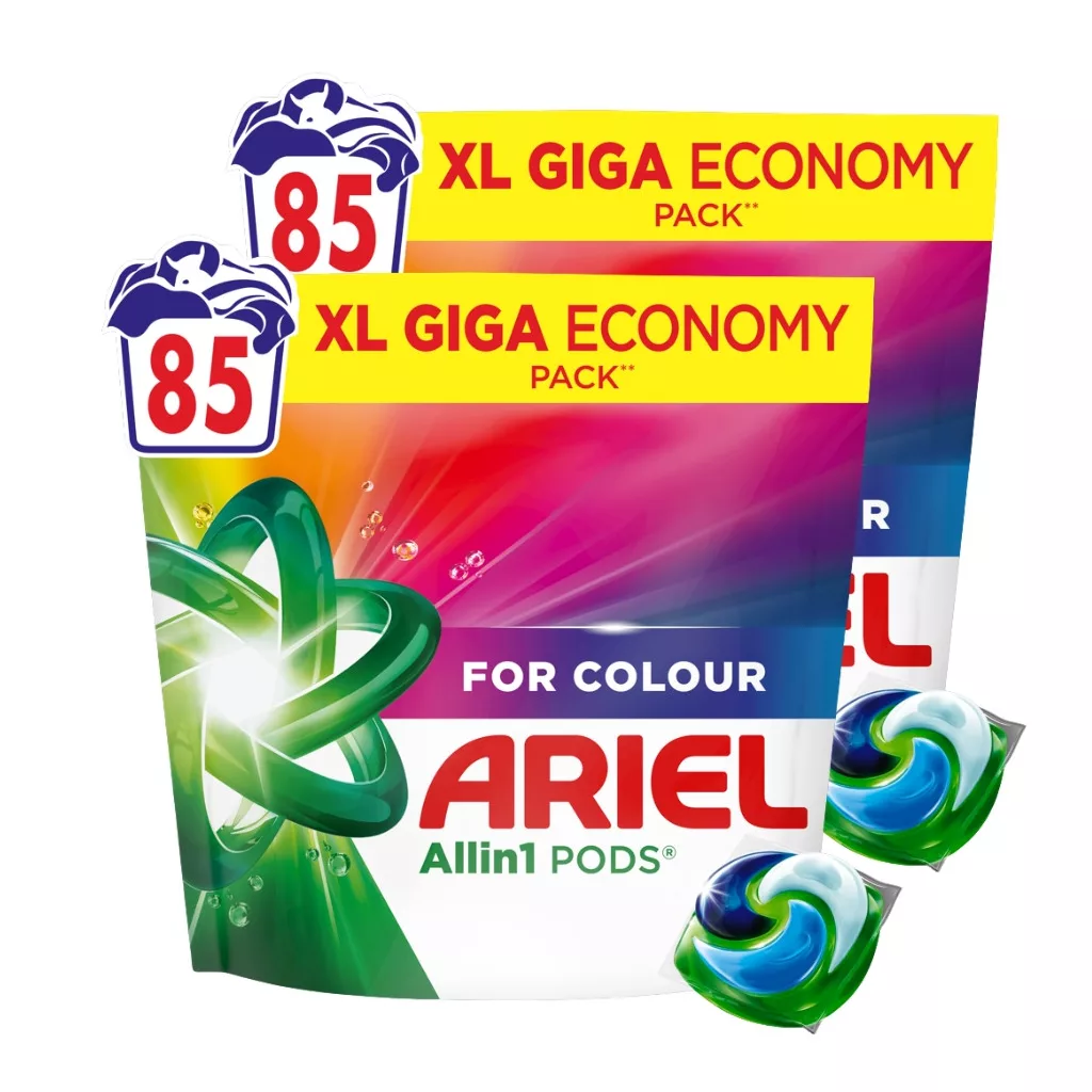INGYENES SZÁLLÍTÁS - Ariel All-in-1 Color mosókapszula (2x85 db)