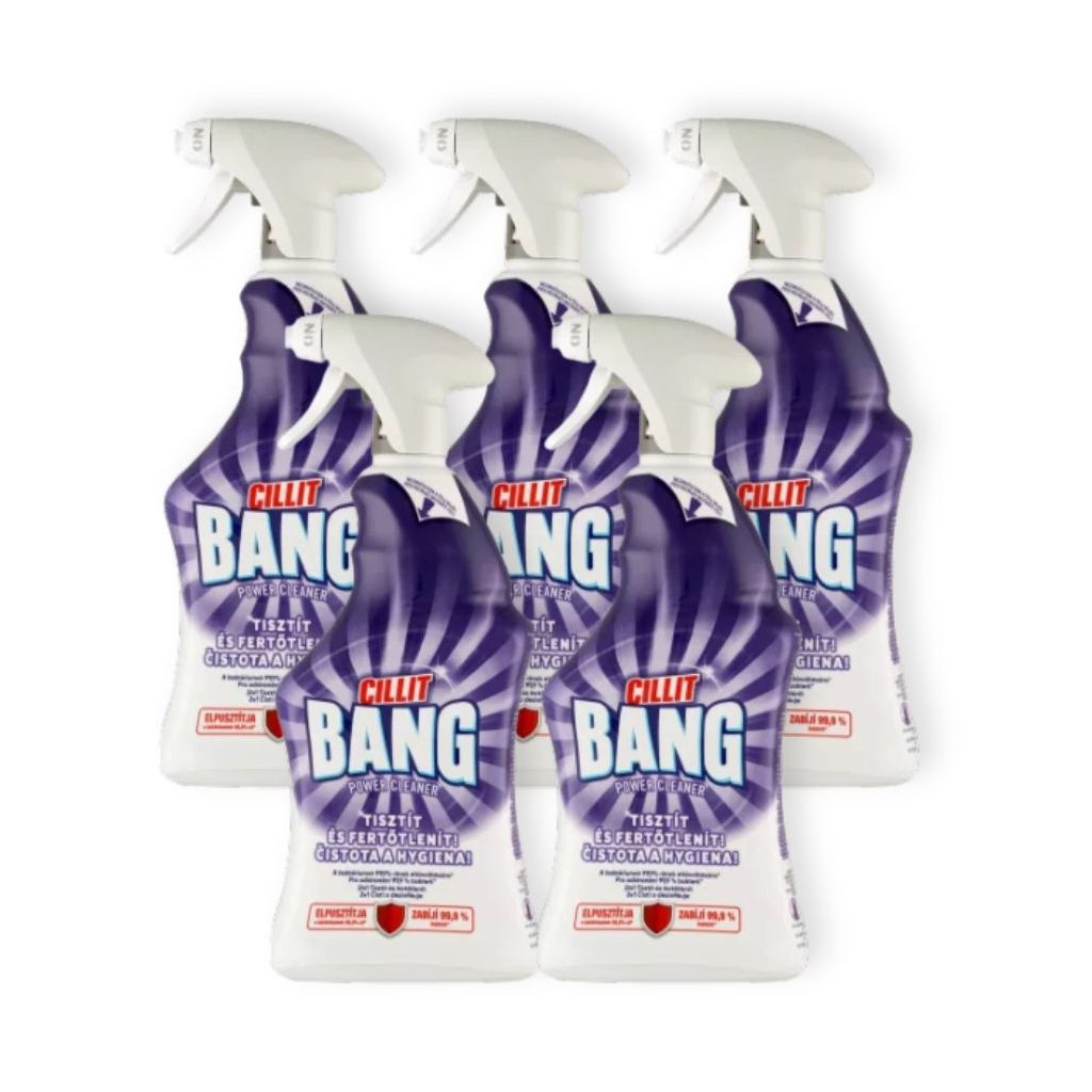 Cillit Bang Fertőtlenítő és Penészölő Spray (5x750 ml)