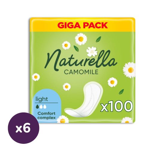 Naturella Light Camomile tisztasági betét (6x100 db)