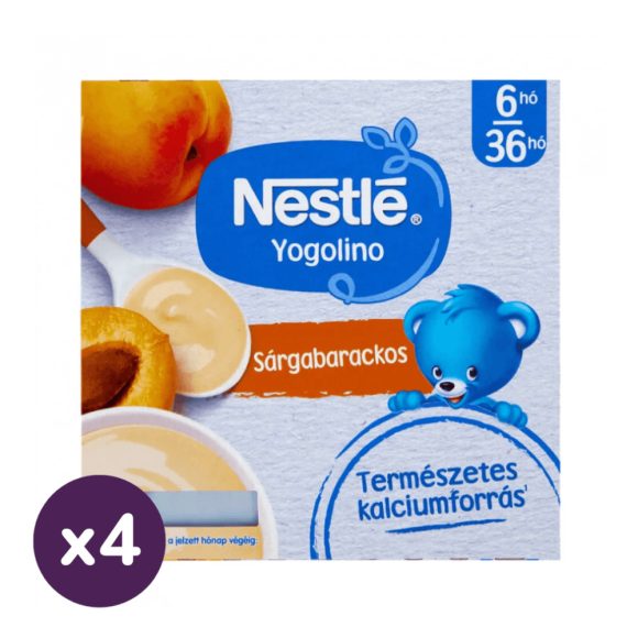 Nestlé Yogolino tejalapú Sárgabarackos bébidesszert 6 hó+ (4x400 g)