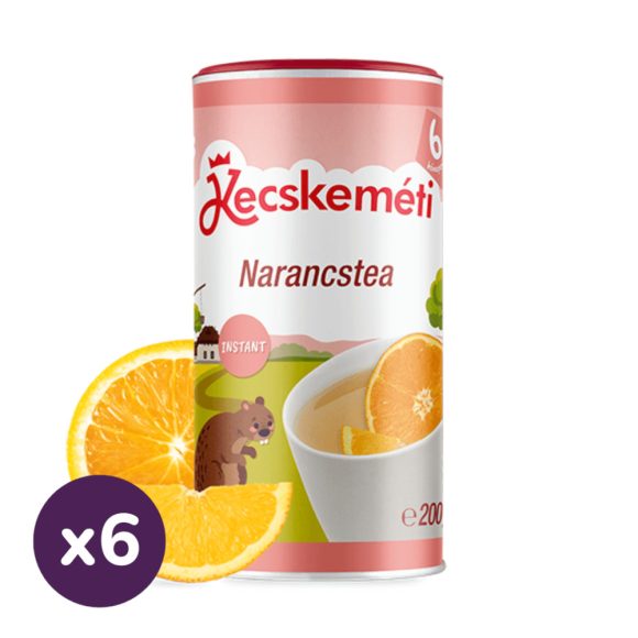 Kecskeméti narancs instant tea, 6 hó+ (6x200 g)