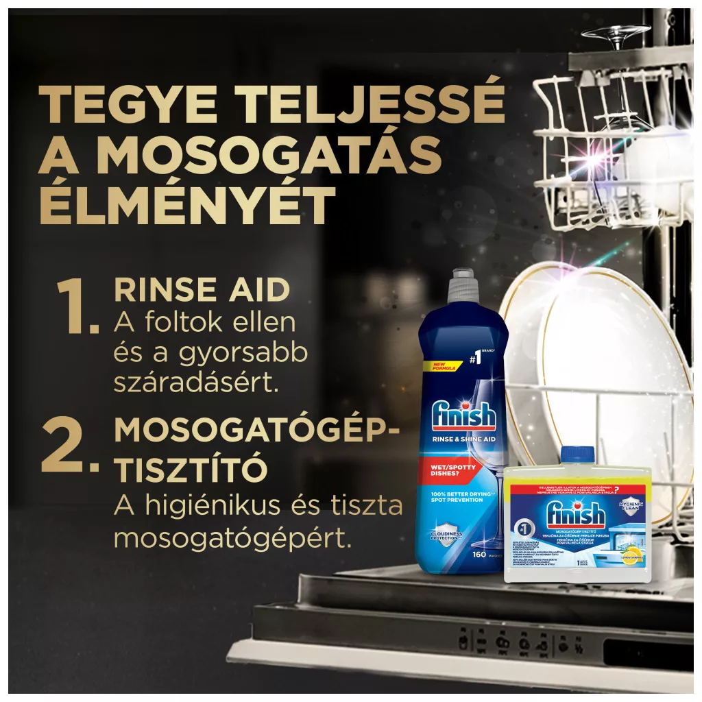 Finish Powerball Ultimate All in 1 mosogatógép-kapszula, lemon (2x100 db)