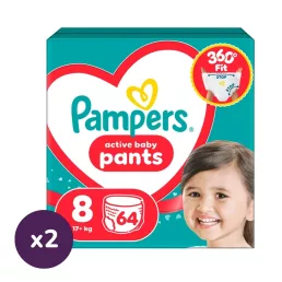 Pampers Active Baby Pants bugyipelenka 8, 17+ kg, 128 db