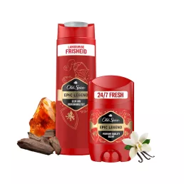   Old Spice Epic Legend tusfürdő (400 ml) + Old Spice Epic Legend stift