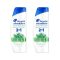 Head & Shoulders Menthol Fresh 2az1-ben korpásodás elleni sampon (2x330 ml)