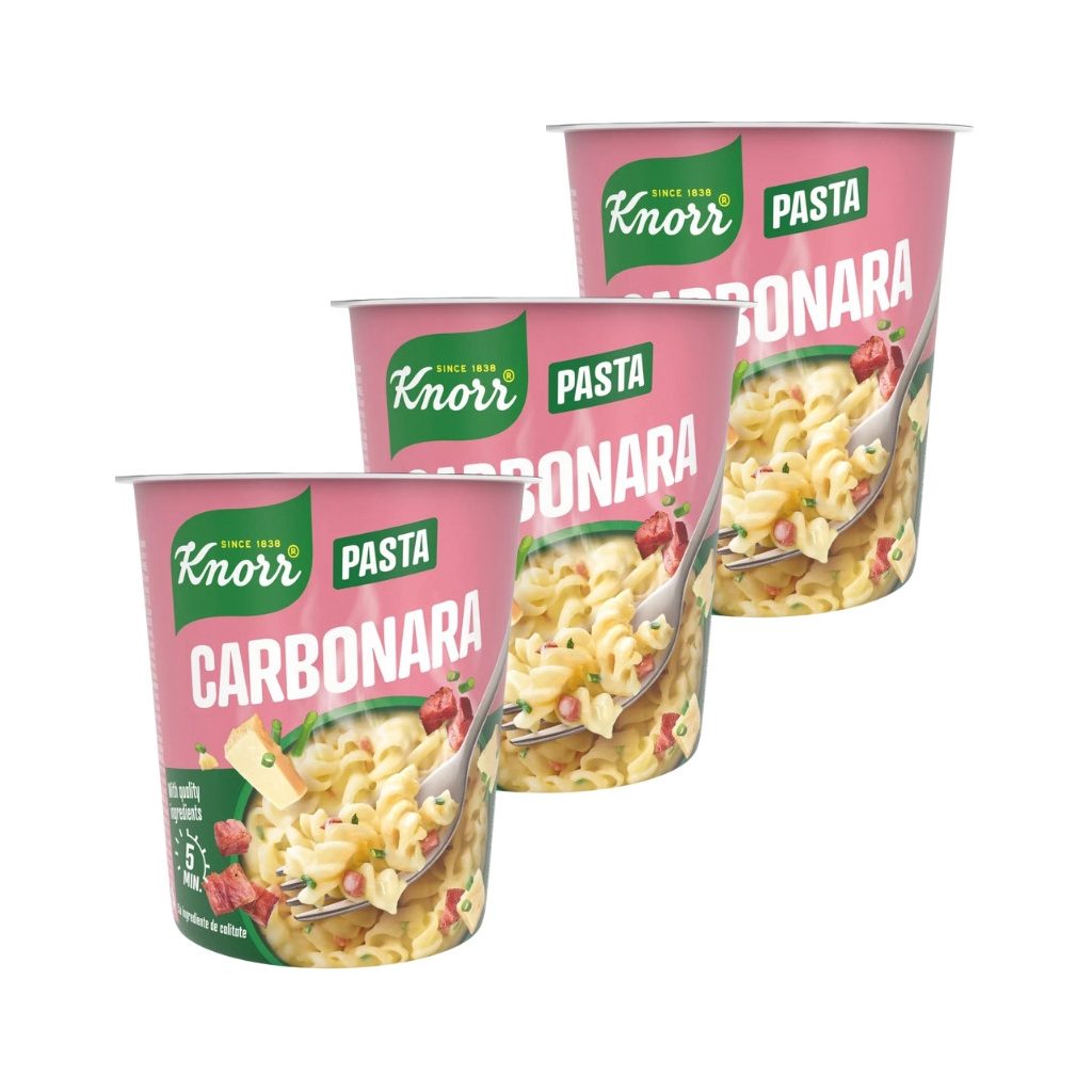Knorr Snack tészta Carbonara szósszal (3x55 g)