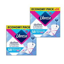 Libresse Normal Deo Fresh tisztasági betét (2x58 db)