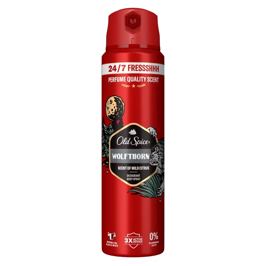 Old Spice Dezodor Spré Wolfthorn 3x150 ml