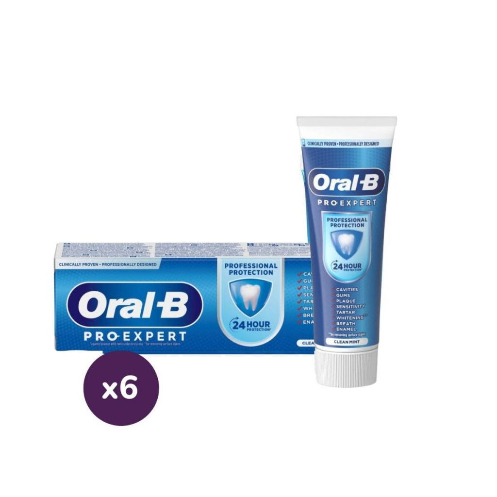 Oral-B Pro-Expert Professional Protection fogkrém (6x75 ml)